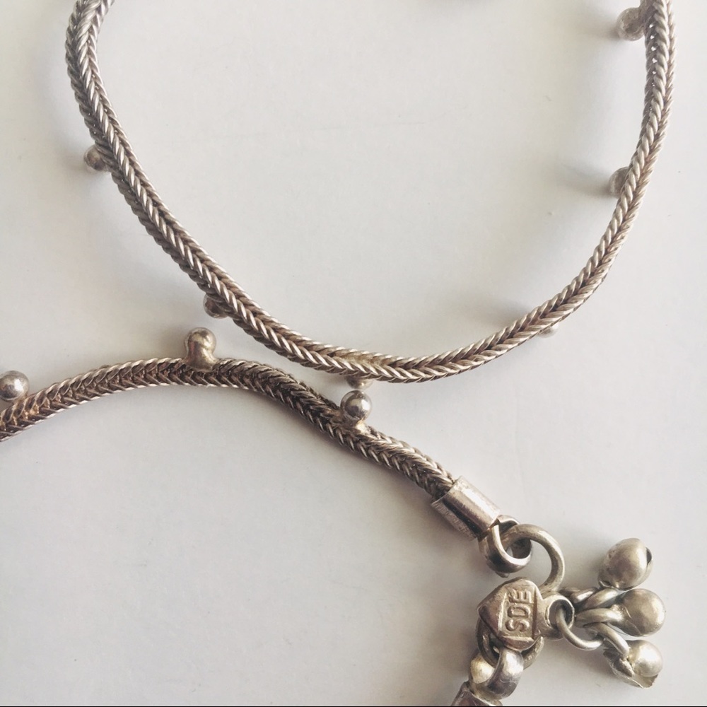 Indian Genuine Silver Anklets/Payal